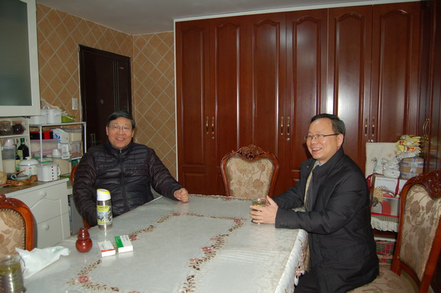 省委会领导春节前看望老同志、老领导