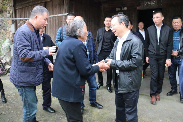 陈小平主委赴青田县祯埠乡慰问考察调研